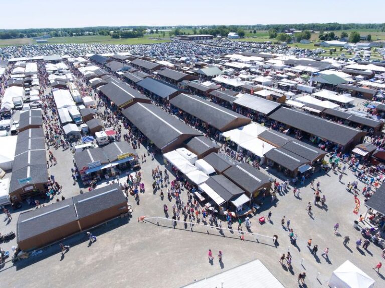 Bargain Hunters Can’t Stop Raving About This Massive Open-Air Indiana Flea Market With A Wednesday Auction