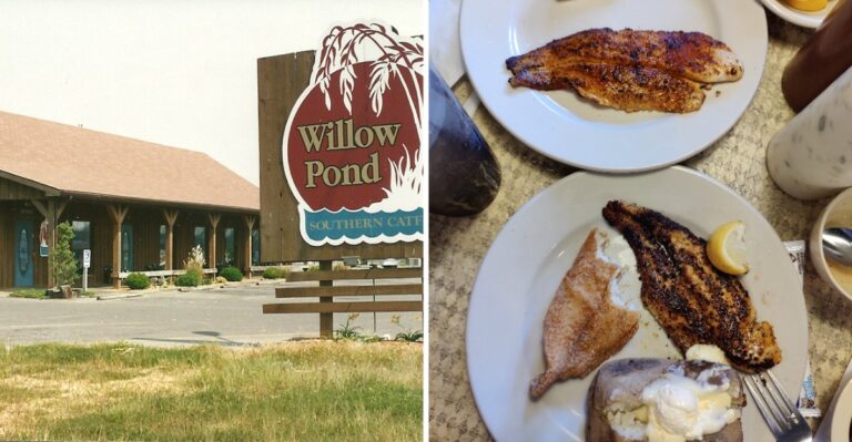 Order A Plate Of Fried Catfish And Fixings At Willow Pond Catfish Restaurant In Eddyville, Kentucky