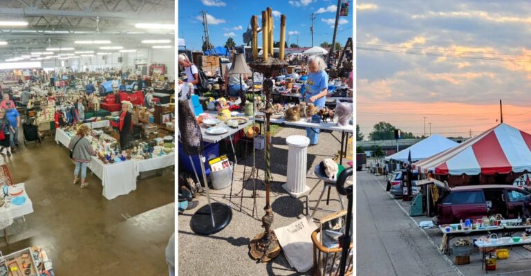 Antique Booths Fill An Entire Fairgrounds At This Massive Ohio Flea Market Shoppers Rave About