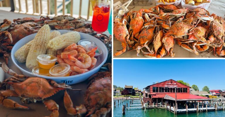 Maryland Crab Lovers Know These 7 Steamed Blue Crab Dinners Are Worth The Long Drive