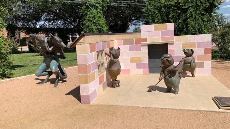 This Storybook Texas Garden Winds Shady Paths Past Children’s-Book Sculptures Most Visitors Have Never Found
