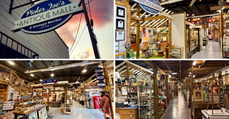 This Sprawling Georgia Antique Warehouse Packs Two Floors Of Vintage Treasures And A Working Soda Fountain