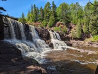 A Short, Paved Walk in This North Shore Minnesota State Park Reaches a Roaring Group of Waterfalls