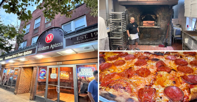 Modern Apizza In New Haven Has Fired Its Bricks Since 1934, And Regulars Say It’s The Best
