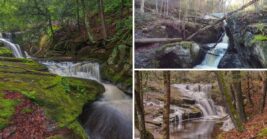 This Compact Connecticut State Forest Hides a Cascade of Waterfalls Just Steps From the Parking Lot