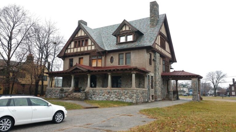 This Boarded-Up Indiana Mansion Sits Vacant And Falling Apart With A Haunted Reputation