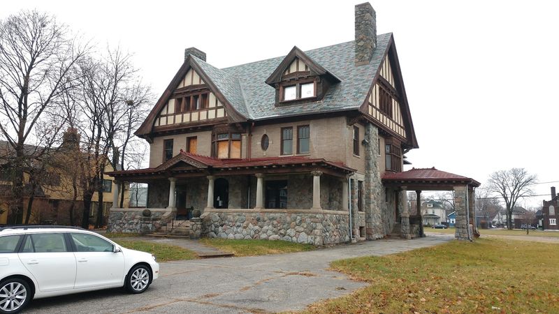 This Boarded-Up Indiana Mansion Sits Vacant And Falling Apart With A Haunted Reputation