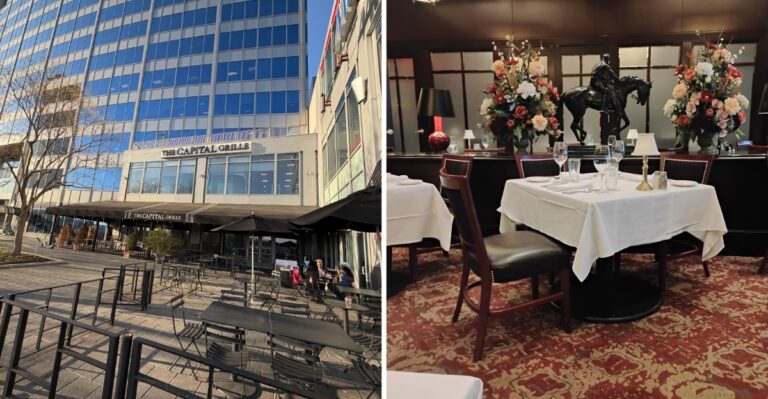 Filet Mignon Topped Oscar-Style Is Why Maryland Steak Lovers Make The Trip To This Clubby Baltimore Steakhouse