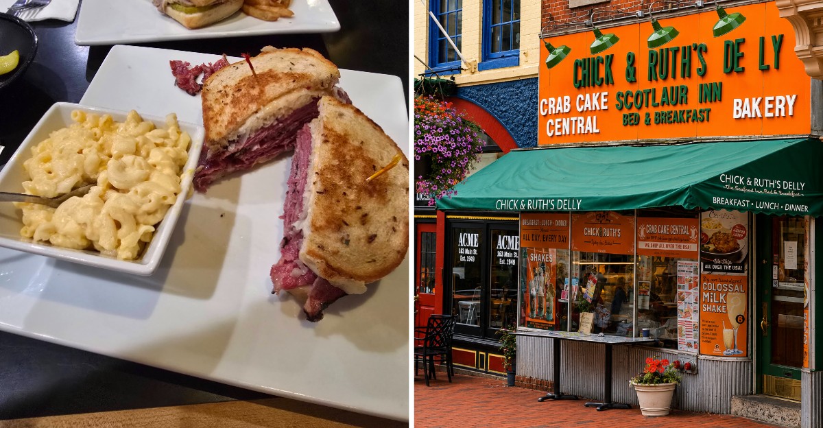 Craving A Real Reuben? These 7 Maryland Delis Grill Them Until The Cheese Runs Over