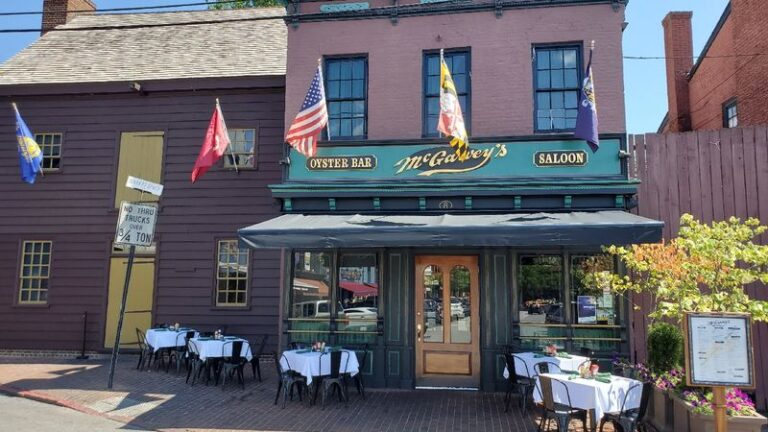You Can Slurp Raw Oysters On The Half Shell At McGarvey’s, An Annapolis City Dock Institution