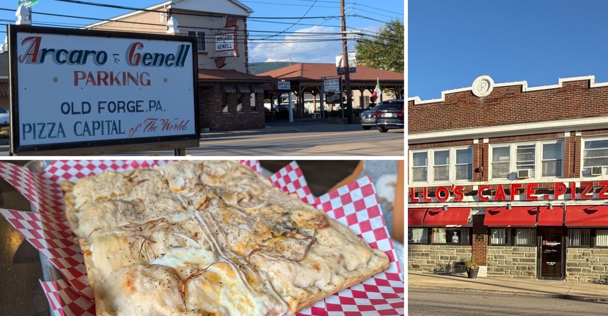 These 8 Pennsylvania Pizzerias Fold A Crispy Old Forge Square Locals Swear Tastes Better