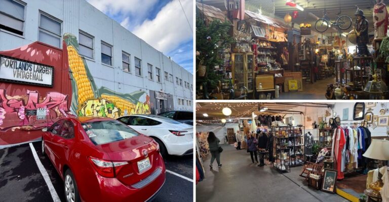 Spread Across Three Floors, This Oregon Vintage Mall Rewards Hours Of Treasure Hunting