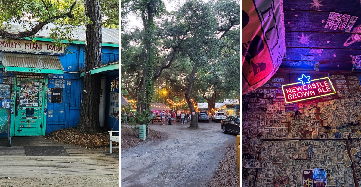 Regulars Swear This Dollar-Bill-Covered South Carolina Tavern Is Worth Hunting Down For The Crab Cakes