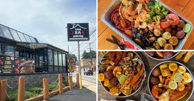 You Can Order A Whole Crab Feast At The Crab House In Clifton Heights, Pennsylvania