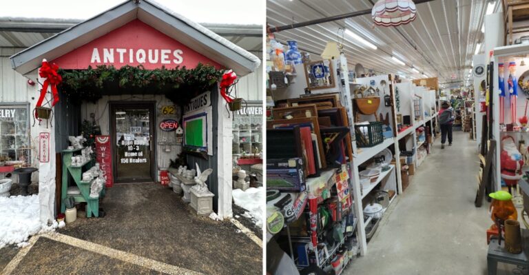 With Over 150 Vendors, This Massachusetts Antique Mall Keeps Treasure Hunters Browsing For Hours