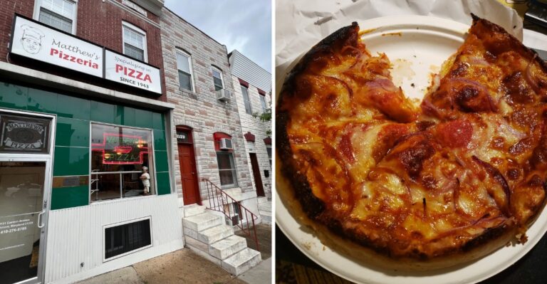 This Baltimore Institution Has Slung Its One-of-a-Kind Bar-Style Pies and Famous Crab Pizza Since 1943