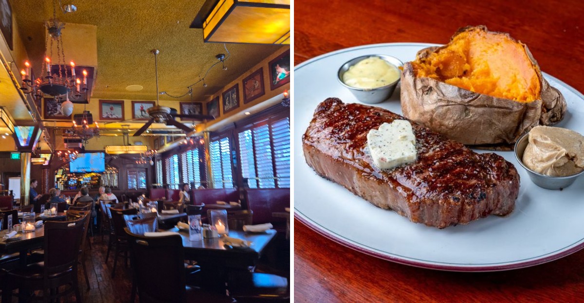 Go On A Thursday For Prime Rib At This Dark-Wood Texas Steakhouse That Fills Up Fast