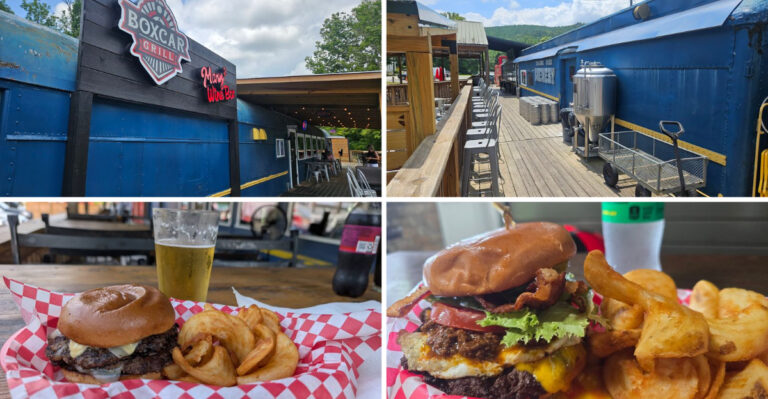This Georgia Grill Tucked Inside An Old Train Boxcar Serves Smash Burgers Worth The Drive