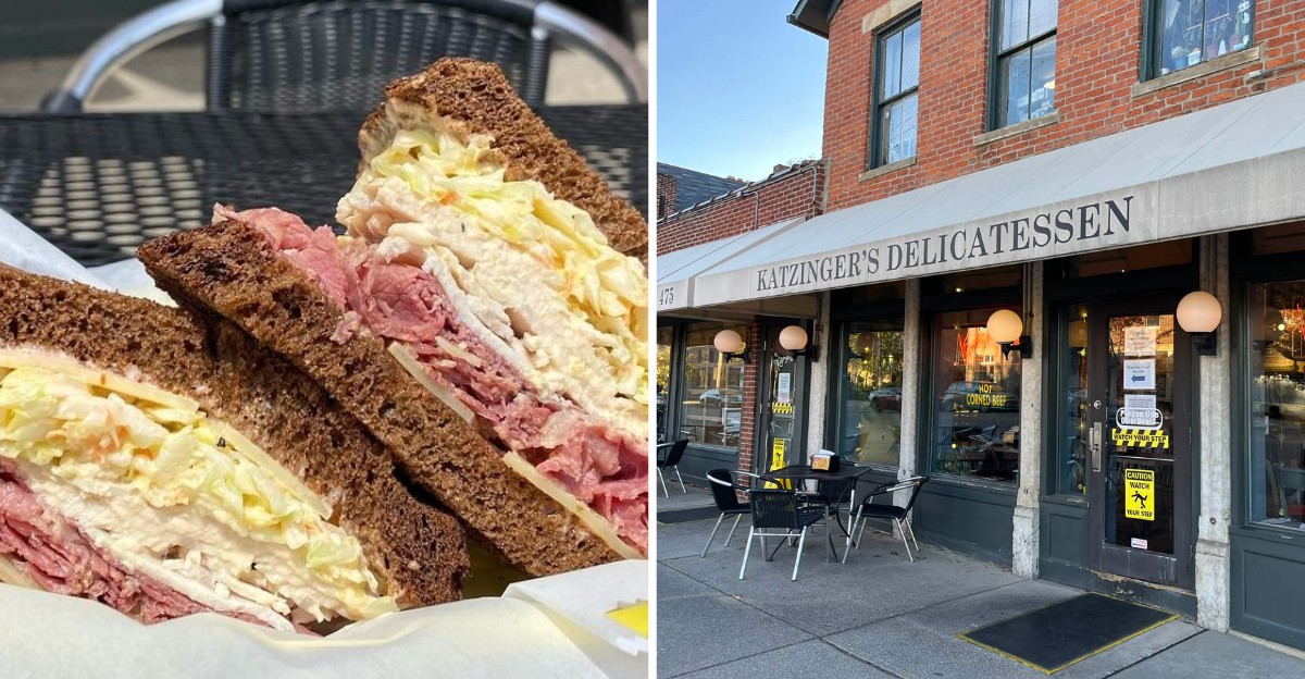 Folks Line Up At This Columbus Deli For A Corned Beef Sandwich Piled Ridiculously High