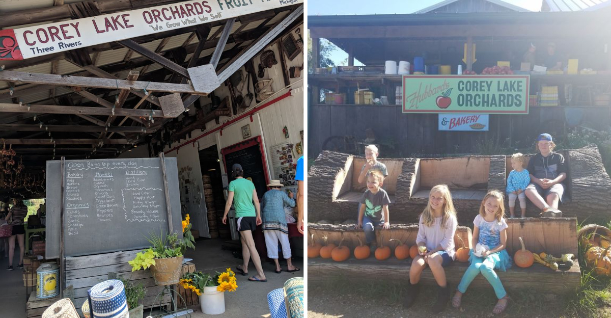 Tucked Along A Gravel Road, This Michigan Farm Stand Sells Peaches And Melons Straight Off The Truck