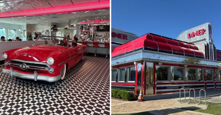 This Alabama Diner Serves Up Comfort-Food Classics In Booths Made From Classic Cars, Like A Trip Back To The 1950s