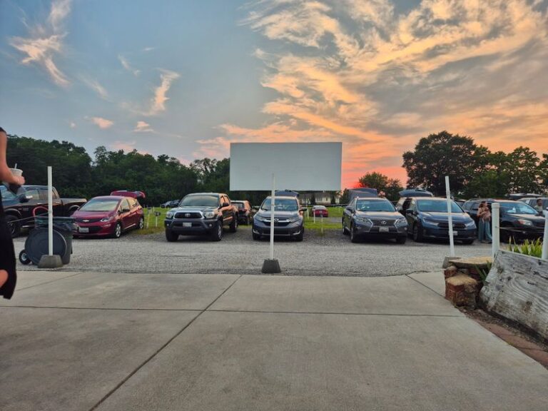 This Old-School Maryland Drive-In Theater Still Shows Double Features Under The Stars
