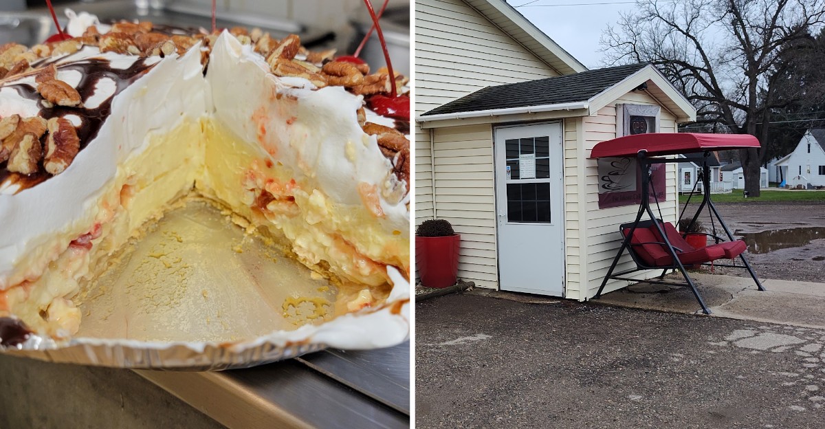 Homemade Pie Comes With 12-Ounce Cups Of Strong Coffee At This Charlotte, Michigan Diner