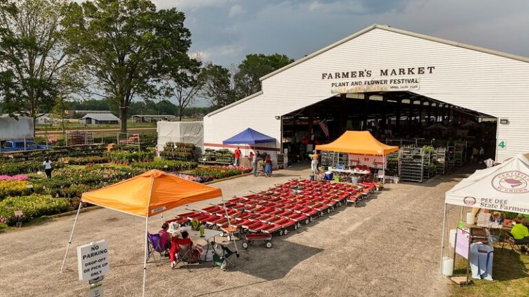 Over 30 Stalls Of Fresh Produce And Local Treats Keep The Crowds Coming To This Beloved South Carolina Farmers Market
