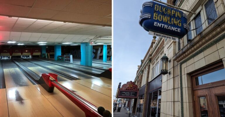 Head Down The Staircase To This Retro Indianapolis Basement Where You Roll Vintage 1950s Duckpin Bowling