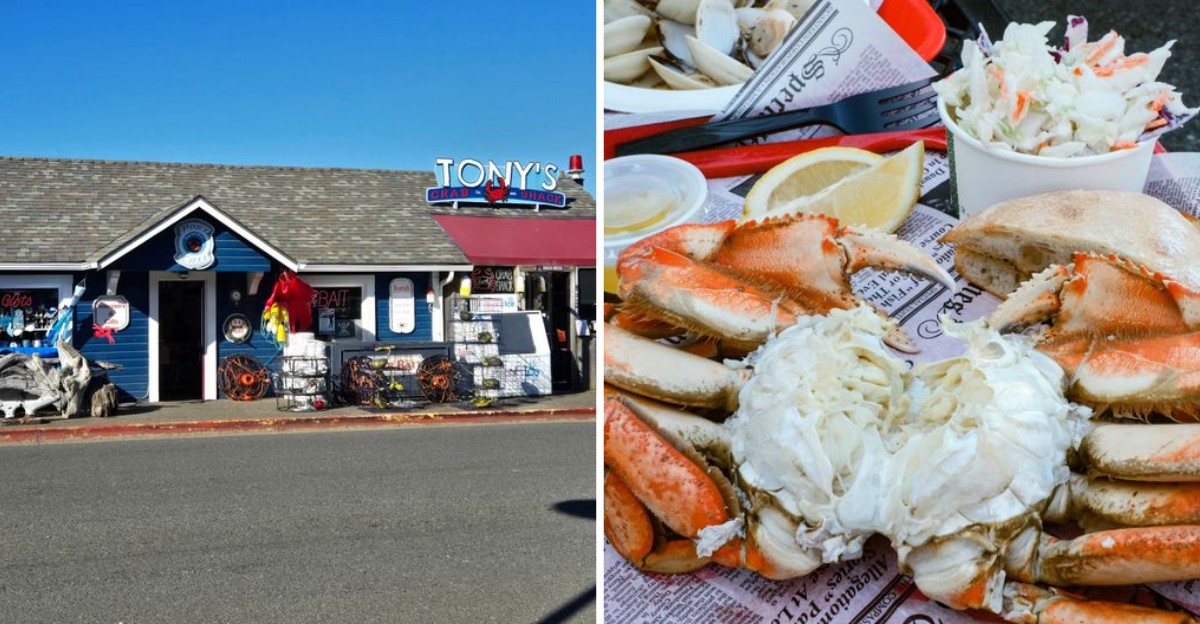 Order The Fresh Crab Melt At This Bandon Seafood Spot Overlooking The Harbor