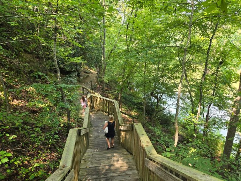 Head Down The Stairs To The Daniel Boone Caves At This Under-The-Radar North Carolina Park