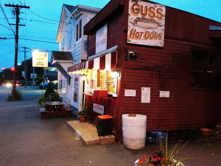 Locals Line Up For The Chili Dogs At Gus’s Hotdogs, A Walk-Up Stand In Watervliet
