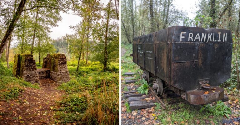 In Washington, An Overgrown Trail Winds Past A Coal-Mining Ghost Town To An 1800s Cemetery