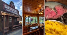 This Old West Saloon Steakhouse In Maryland Has Been Serving Perfectly Cooked Prime Rib Since 1994