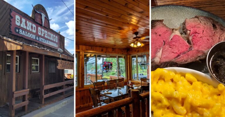 This Old West Saloon Steakhouse In Maryland Has Been Serving Perfectly Cooked Prime Rib Since 1994