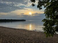 On Minnesota’s Lake Mille Lacs A Quiet State Park Puts A Sandy Swimming Beach, Fishing Piers, And Shoreline Trails Right At The Water