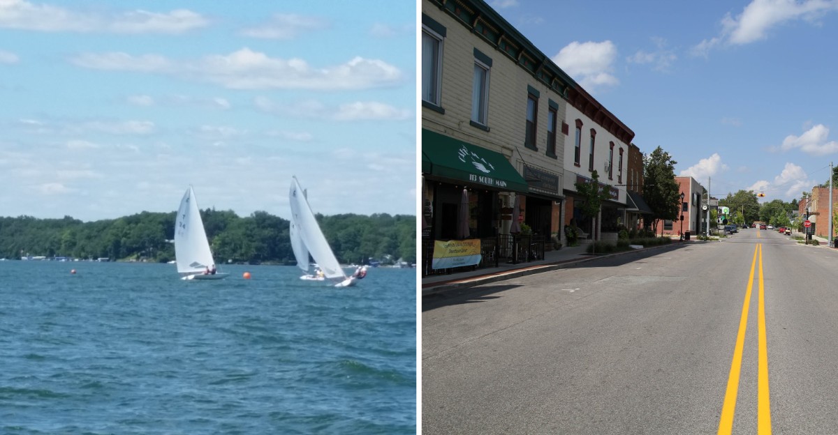 Wander The Lakeside Streets Of Culver, Indiana Where Lake Maxinkuckee Sets The Pace
