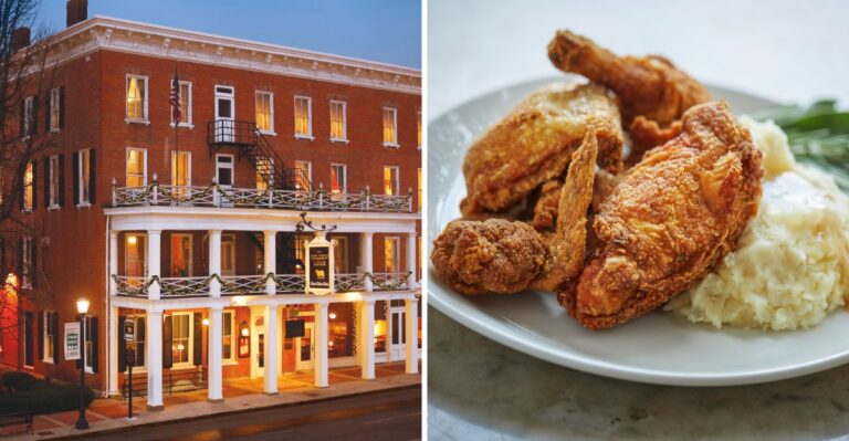 Nobody Leaves Ohio’s Oldest Tavern Without Trying The Fried Chicken In Lebanon