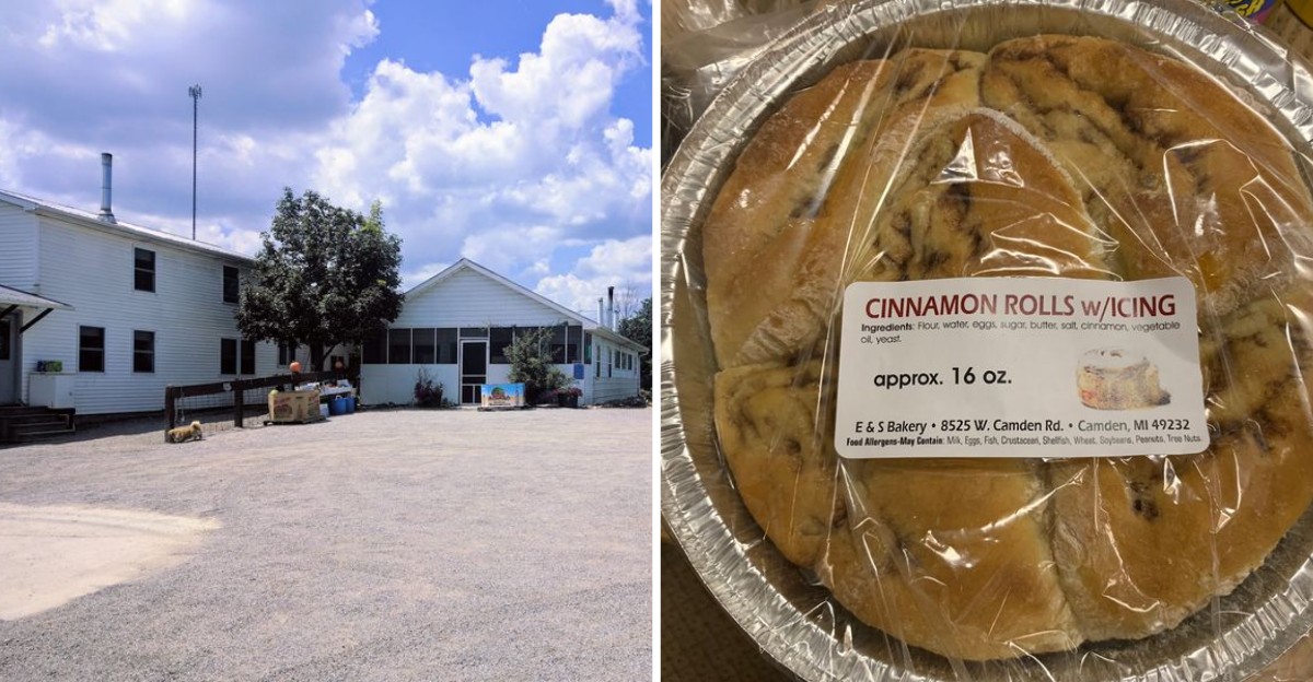 This Little Amish-Run Bakery In Small-Town Camden Makes The Iced Cinnamon Rolls Michigan Folks Drive Out For
