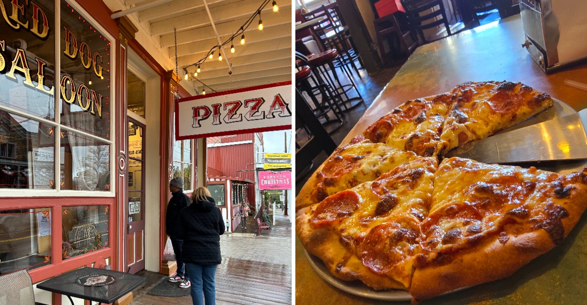 Visitors Swear By The Pizza At This 19th-Century Saloon In Virginia City, Nevada