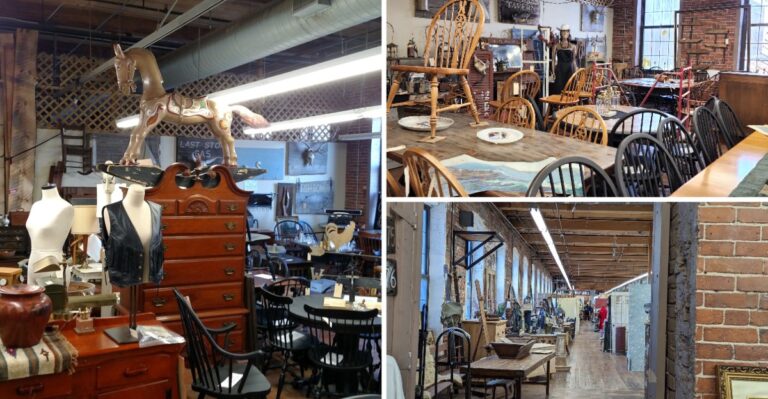 This Massachusetts Antique Mall Sprawls Across Two Buildings You’ll Happily Lose An Afternoon Hunting Through