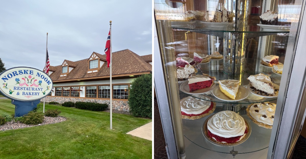 The Pie Case Steals The Show At Norske Nook In Rice Lake, Wisconsin