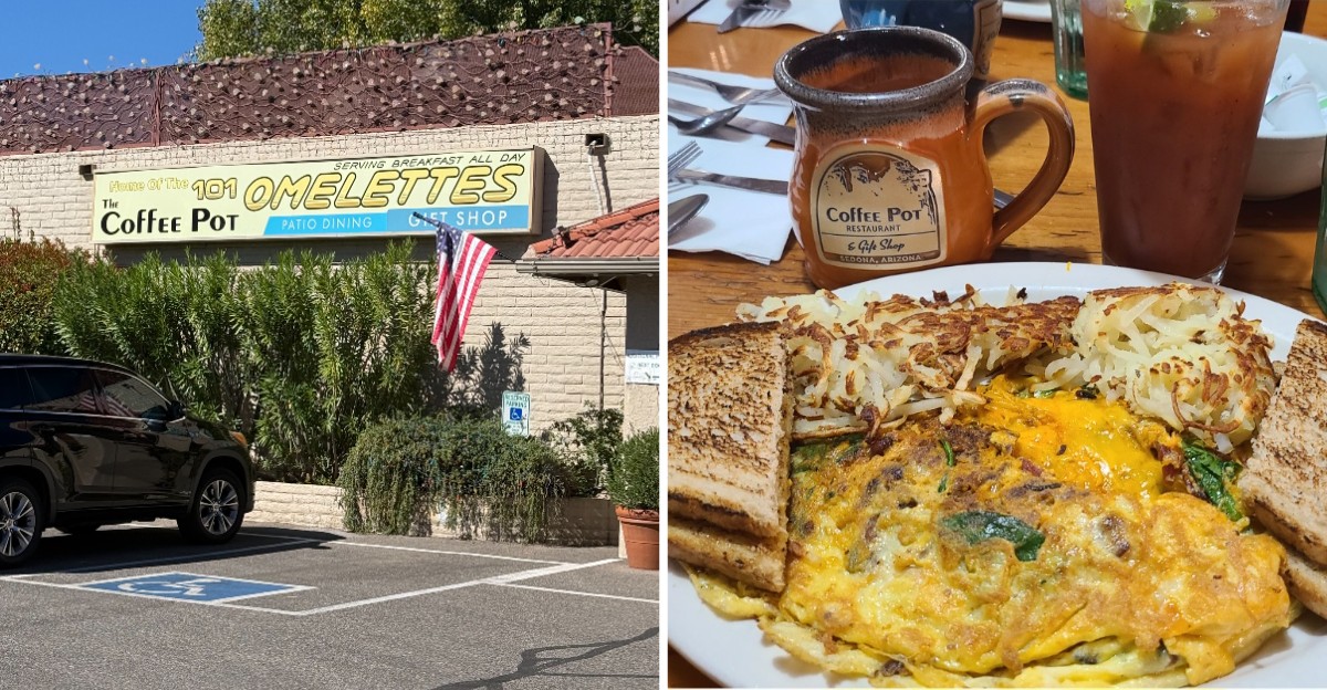 Locals Grab A Booth At This Sedona Cafe For Omelets And Red Rock Views