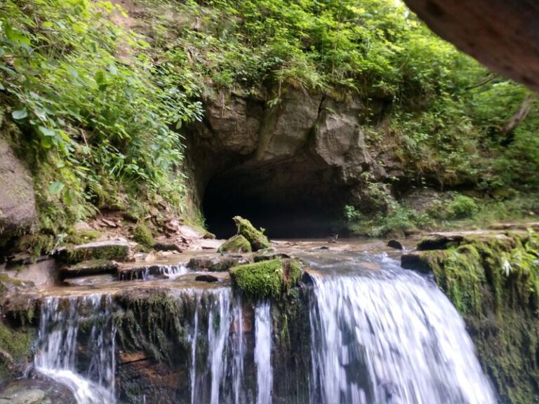 This Secluded Indiana Natural Area Hides A Waterfall Cave At The End Of Its Quiet Bluff Trails
