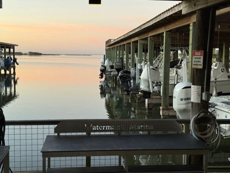 In Galveston, Folks Pull Up To This Low-Key Bay Spot For Fresh Gulf Seafood And A Sunset View