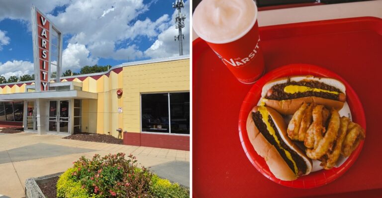 Order A Frosted Orange And A Chili Dog At The Varsity Gwinnett In Norcross, Georgia