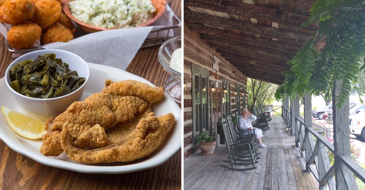 Enjoy A Plate Of Catfish And Hushpuppies At Catfish Cabin In Memphis, Tennessee
