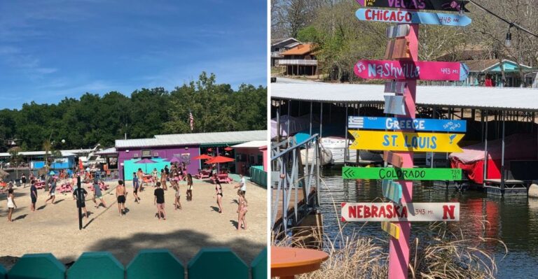 Sip A Cold Beer On The Deck At This Sunrise Beach Restaurant With Sweeping Lake Of The Ozarks Views