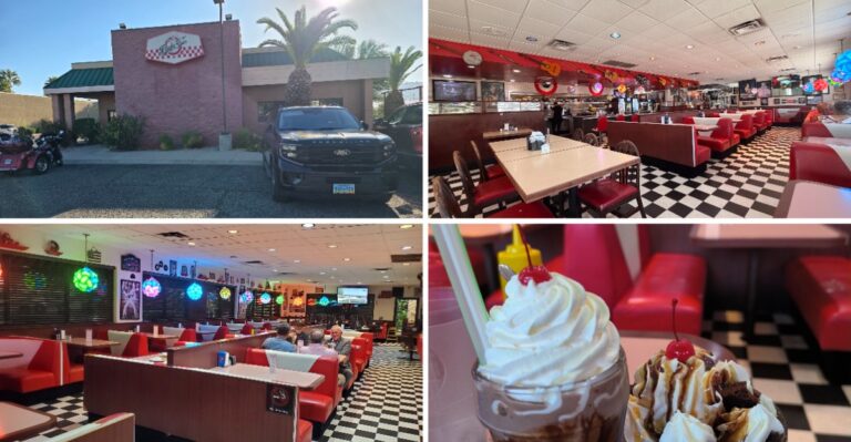 This 1950s-Style Nevada Diner Serves All-Day American Classics And Milkshakes In Old-School Booths