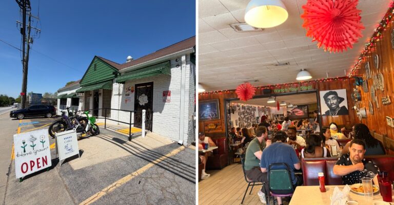 This Charming Retro Diner In Atlanta Serves Down-Home Southern Breakfast With A Warm, Old-Fashioned Country Feel